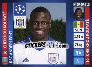 Sticker Cheikhou Kouyaté - UEFA Champions League 2013-2014 - Panini