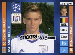 Sticker Dennis Praet