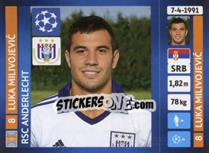 Sticker Luka Milivojevic - UEFA Champions League 2013-2014 n. 221 - Panini
