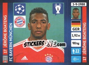 Sticker Jérôme Boateng - UEFA Champions League 2013-2014 n. 227 - Panini