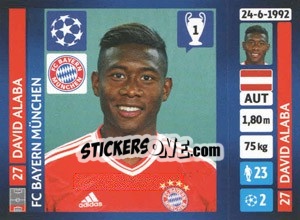 Sticker David Alaba - UEFA Champions League 2013-2014 n. 229 - Panini