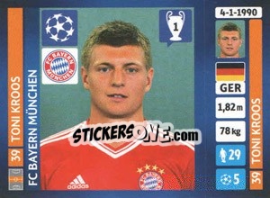 Sticker Toni Kroos - UEFA Champions League 2013-2014 n. 233 - Panini