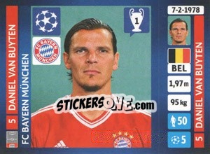 Figurina Daniel Van Buyten - UEFA Champions League 2013-2014 - Panini