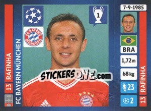 Sticker Rafinha - UEFA Champions League 2013-2014 n. 237 - Panini