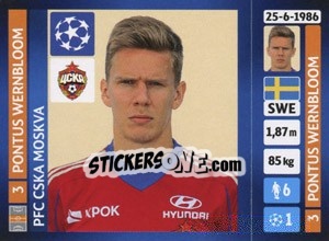 Sticker Pontus Wernbloom - UEFA Champions League 2013-2014 n. 249 - Panini