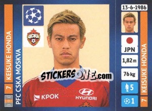 Sticker Keisuke Honda - UEFA Champions League 2013-2014 - Panini
