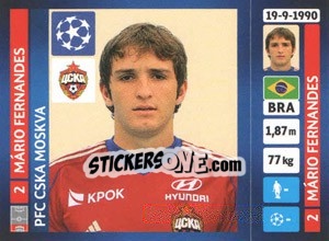 Sticker Mário Fernandes - UEFA Champions League 2013-2014 n. 255 - Panini