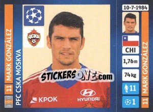 Cromo Mark González - UEFA Champions League 2013-2014 - Panini