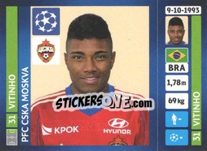 Sticker Vitinho - UEFA Champions League 2013-2014 - Panini