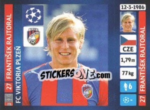 Sticker František Rajtoral - UEFA Champions League 2013-2014 n. 280 - Panini