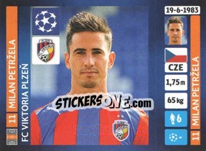 Sticker Milan Petržela - UEFA Champions League 2013-2014 - Panini