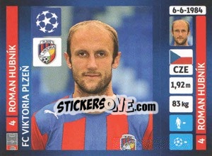 Sticker Roman Hubník - UEFA Champions League 2013-2014 - Panini