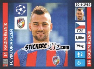 Sticker Radim Řezník - UEFA Champions League 2013-2014 n. 291 - Panini