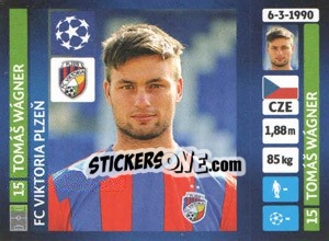 Sticker Tomáš Wágner - UEFA Champions League 2013-2014 - Panini
