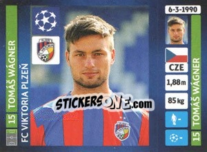 Sticker Tomáš Wágner - UEFA Champions League 2013-2014 n. 295 - Panini