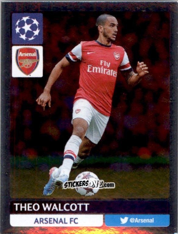 Figurina Theo Walcott - UEFA Champions League 2013-2014 n. 298 - Panini
