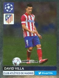 Cromo David Villa - UEFA Champions League 2013-2014 n. 299 - Panini