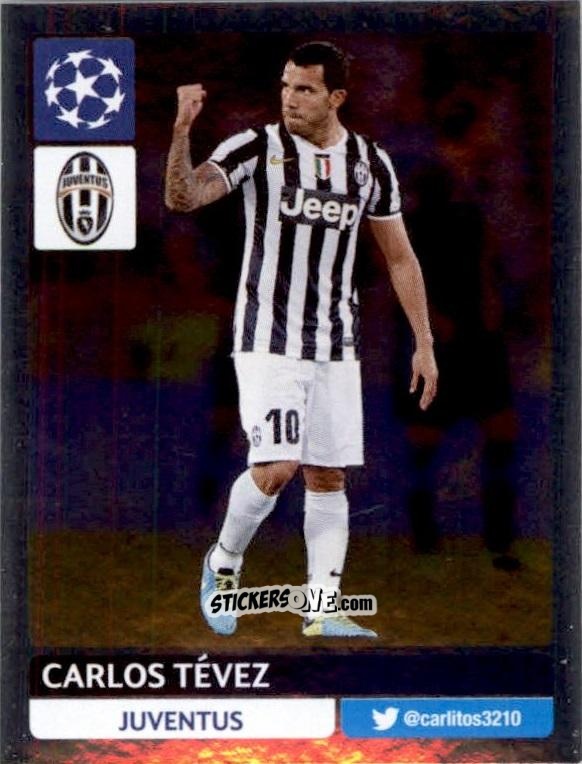 Figurina Carlos Tévez - UEFA Champions League 2013-2014 n. 310 - Panini
