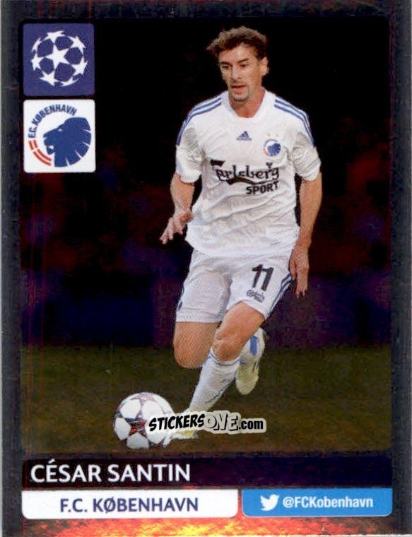 Cromo César Santin - UEFA Champions League 2013-2014 n. 311 - Panini