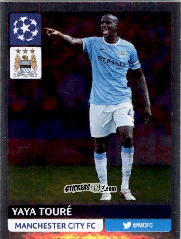 Figurina Yaya Touré - UEFA Champions League 2013-2014 n. 313 - Panini