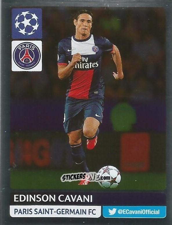 Figurina Edinson Cavani - UEFA Champions League 2013-2014 n. 321 - Panini
