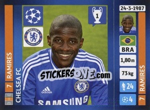Sticker Ramires - UEFA Champions League 2013-2014 n. 334 - Panini