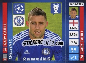 Sticker Gary Cahill - UEFA Champions League 2013-2014 n. 340 - Panini