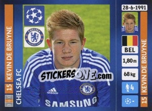 Sticker Kevin De Bruyne - UEFA Champions League 2013-2014 n. 342 - Panini
