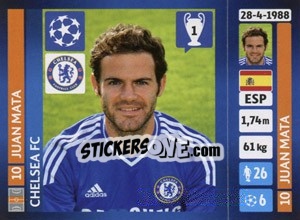 Cromo Juan Mata