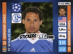 Cromo Jermaine Jones - UEFA Champions League 2013-2014 n. 353 - Panini