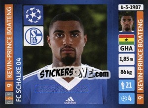 Sticker Kevin-Prince Boateng - UEFA Champions League 2013-2014 n. 356 - Panini