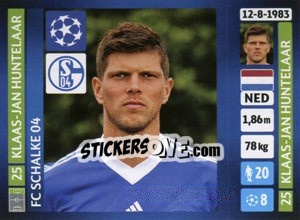 Sticker Klaas-Jan Huntelaar - UEFA Champions League 2013-2014 n. 357 - Panini