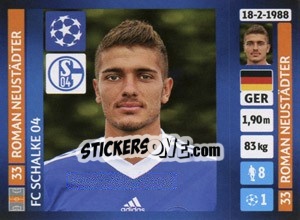 Cromo Roman Neustädter - UEFA Champions League 2013-2014 - Panini