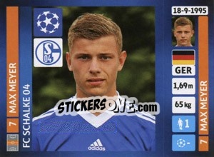 Figurina Max Meyer - UEFA Champions League 2013-2014 - Panini