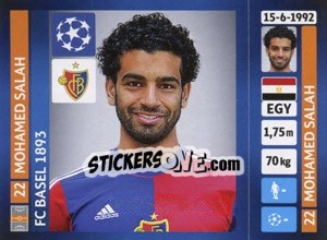 Sticker Mohamed Salah - UEFA Champions League 2013-2014 - Panini