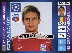 Sticker Ciprian Tătărușanu - UEFA Champions League 2013-2014 n. 383 - Panini