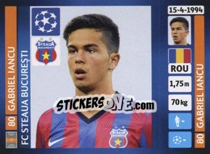 Sticker Gabriel Iancu - UEFA Champions League 2013-2014 n. 398 - Panini