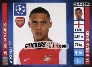 Cromo Kieran Gibbs