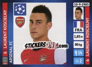 Sticker Laurent Koscielny - UEFA Champions League 2013-2014 n. 412 - Panini