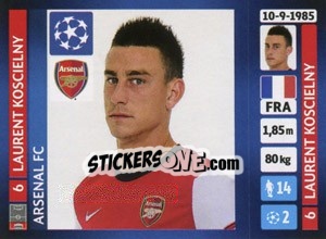 Figurina Laurent Koscielny - UEFA Champions League 2013-2014 - Panini