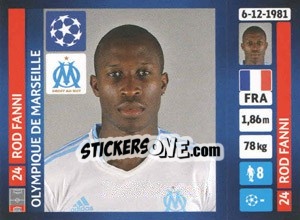 Cromo Rod Fanni - UEFA Champions League 2013-2014 - Panini