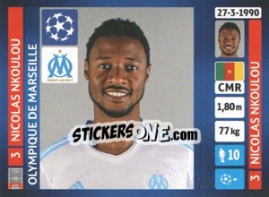 Sticker Nicolas Nkoulou - UEFA Champions League 2013-2014 - Panini