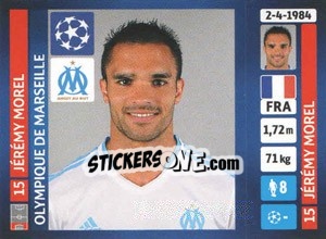 Figurina Jérémy Morel - UEFA Champions League 2013-2014 - Panini