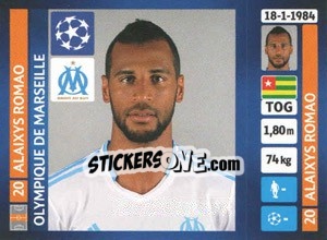 Cromo Alaixys Romao - UEFA Champions League 2013-2014 - Panini