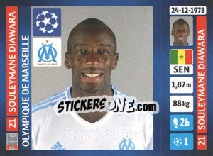 Sticker Souleymane Diawara - UEFA Champions League 2013-2014 - Panini