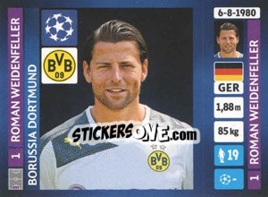 Cromo Roman Weidenfeller - UEFA Champions League 2013-2014 n. 437 - Panini