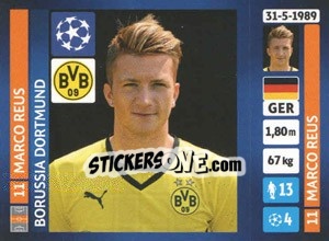 Sticker Marco Reus - UEFA Champions League 2013-2014 n. 446 - Panini