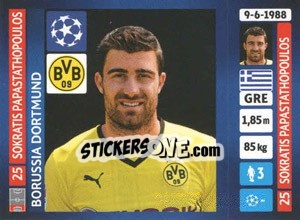 Sticker Sokratis Papastathopoulos - UEFA Champions League 2013-2014 n. 448 - Panini