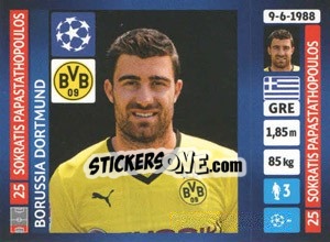 Figurina Sokratis Papastathopoulos - UEFA Champions League 2013-2014 - Panini