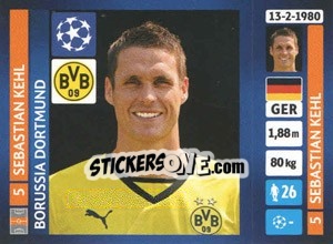 Sticker Sebastian Kehl - UEFA Champions League 2013-2014 n. 449 - Panini